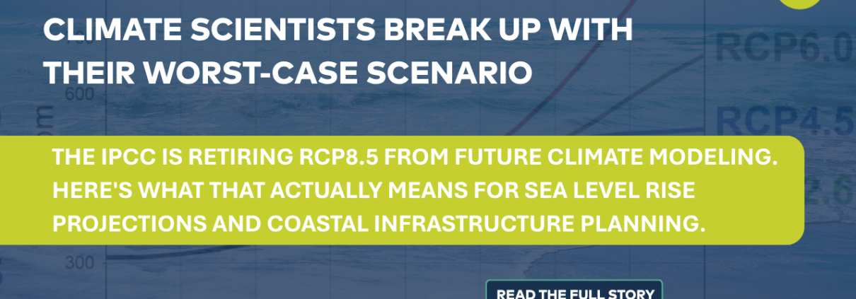 The IPCC is retiring RCP8.5 from future climate modeling. Here's what that actually means for sea level rise projections and coastal infrastructure planning.